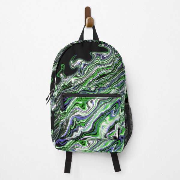 Item preview, Digital Abstract Flow – Green White Blue Purple | UKXDesign designed and sold by UKXDesigns.