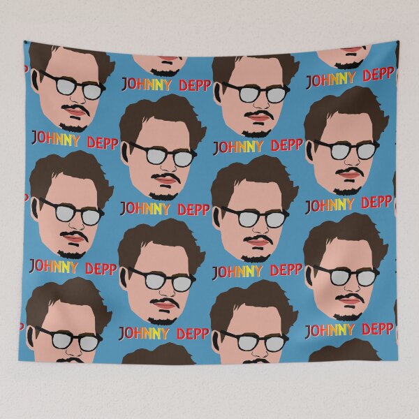 Item preview, Johnny Depp illustration designed and sold by ZooStateofMind.