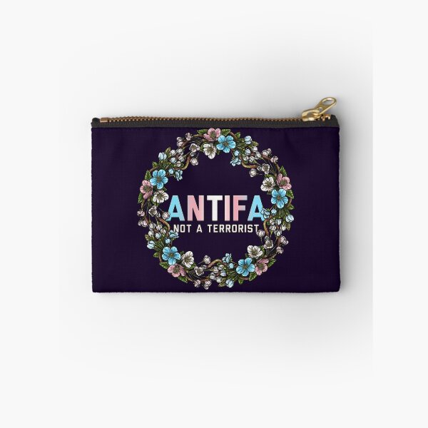 Item preview, AntiFa Wreath Trans Not A Terrorist designed and sold by Art by Veya.