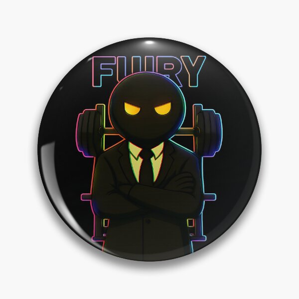 Item preview, Stick Figure Gym Boss – Black Suit Warrior with Barbell & RGB Glow designed and sold by FUIRY .