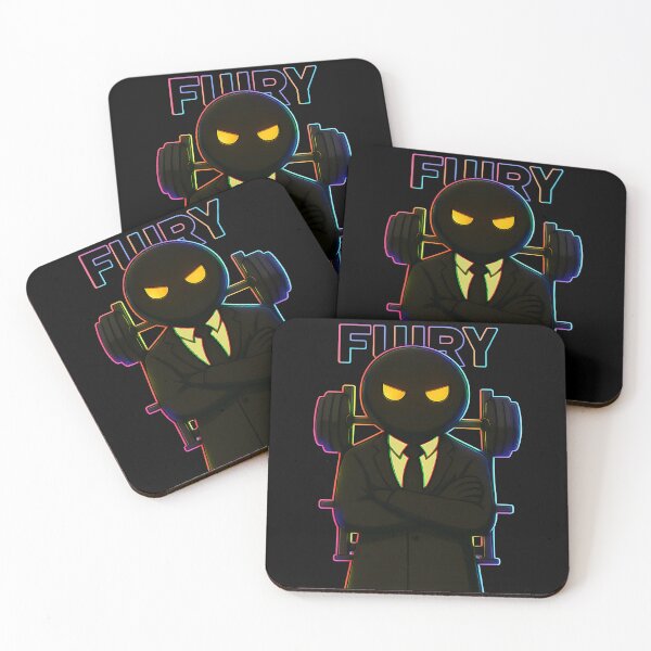 Item preview, Stick Figure Gym Boss – Black Suit Warrior with Barbell & RGB Glow designed and sold by FUIRY .