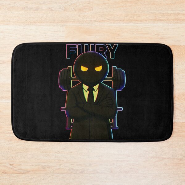 Item preview, Stick Figure Gym Boss – Black Suit Warrior with Barbell & RGB Glow designed and sold by FUIRY .