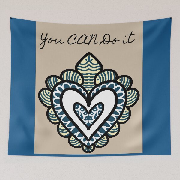Item preview, You can do it with geometric art design  designed and sold by Swati's Digital Den.