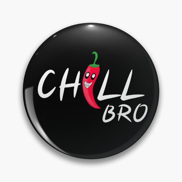 Item preview, Chill Bro with Funny Chili – Food Pun Cartoon Design designed and sold by HarmanArt.
