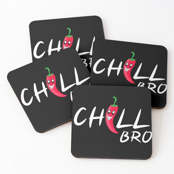 Item preview, Chill Bro with Funny Chili – Food Pun Cartoon Design designed and sold by HarmanArt.