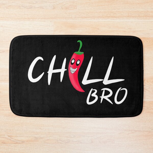 Item preview, Chill Bro with Funny Chili – Food Pun Cartoon Design designed and sold by HarmanArt.