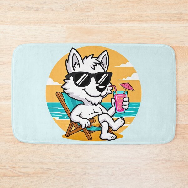 Item preview, Wolf Beach Vacation designed and sold by VibrArtco.
