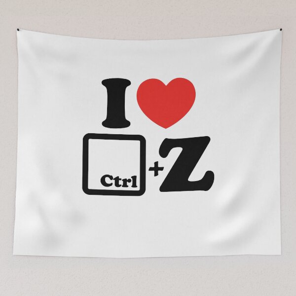 Item preview, I Love Ctrl Z designed and sold by shitpostee.