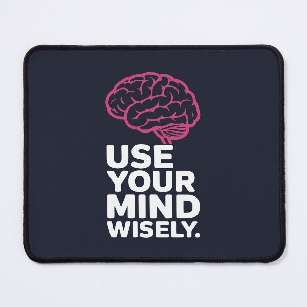 Item preview, Stylized Fuchsia Brain with Mindfulness Message designed and sold by SplashTastic.