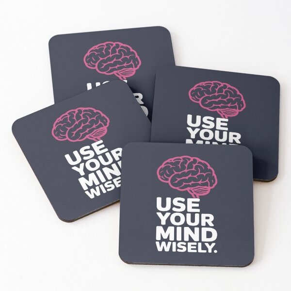 Item preview, Stylized Fuchsia Brain with Mindfulness Message designed and sold by SplashTastic.