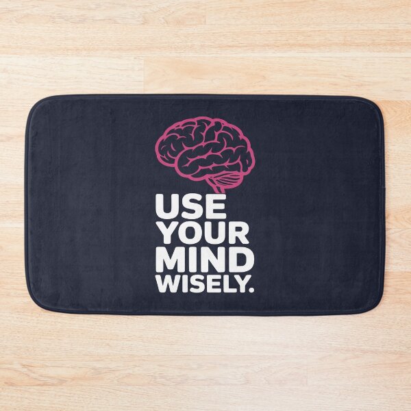 Item preview, Stylized Fuchsia Brain with Mindfulness Message designed and sold by SplashTastic.