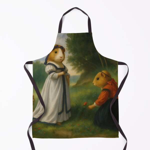 Item preview, Guinea Pigs in a Meadow (After Feuerbach) designed and sold by gandolfwizard.