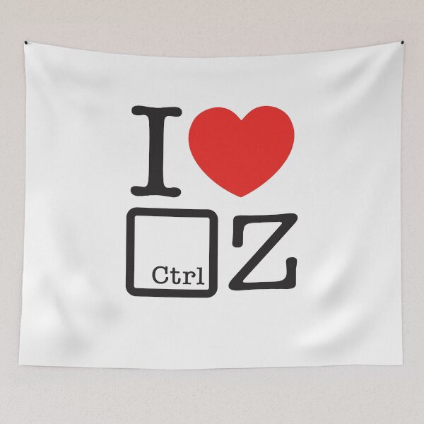 Item preview, I Love Ctrl Z designed and sold by shitpostee.