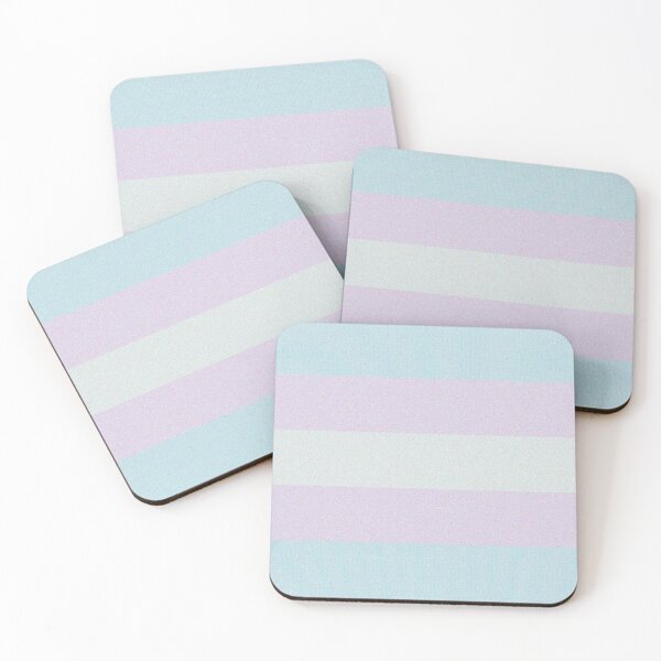 Item preview, Trans Flag - Grungy Abstract Pixelated Pointillism Aesthetic designed and sold by WokeBespoke.