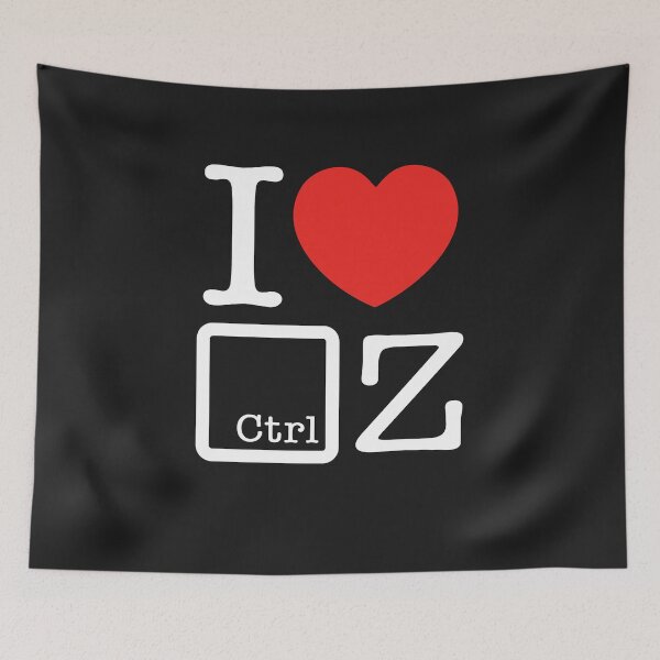 Item preview, I Love Ctrl Z designed and sold by shitpostee.