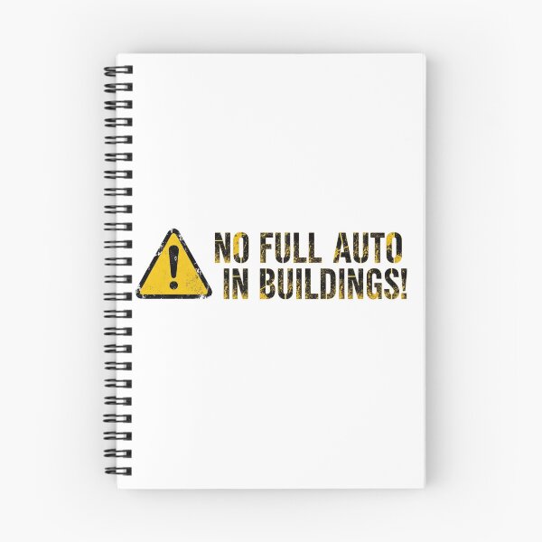 Item preview, No Full Auto in Buildings - Danger Sign designed and sold by SupraShore.