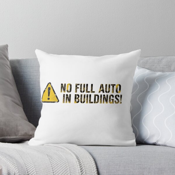 Item preview, No Full Auto in Buildings - Danger Sign designed and sold by SupraShore.