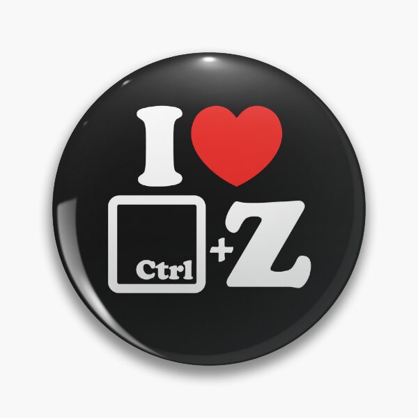 Item preview, I Love Ctrl Z designed and sold by shitpostee.