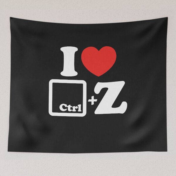 Item preview, I Love Ctrl Z designed and sold by shitpostee.