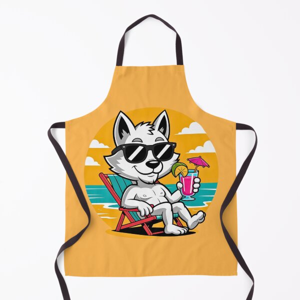 Item preview, Wolf with Tropical Cocktail designed and sold by VibrArtco.