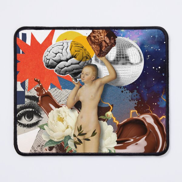 Item preview, Brownie of Eden - Surreal and sweet collage designed and sold by GlauciaSouEu.