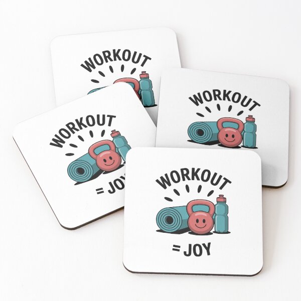 Item preview, Workout = Joy – Cute Exercise Motivation Cartoon designed and sold by Enea Kelo.