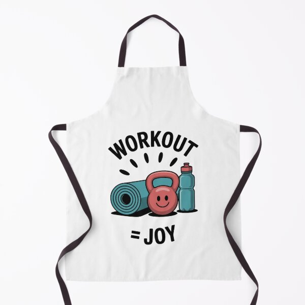 Item preview, Workout = Joy – Cute Exercise Motivation Cartoon designed and sold by Enea Kelo.