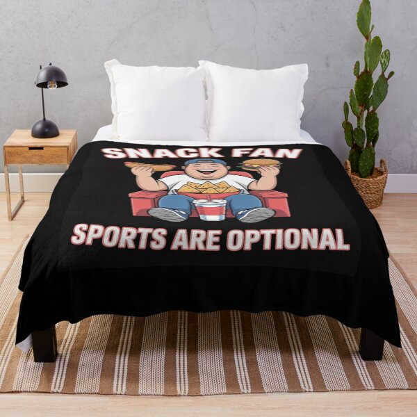 Item preview, SNACK FAN...SPORTS ARE OPTIONAL designed and sold by Snark Town Tees.