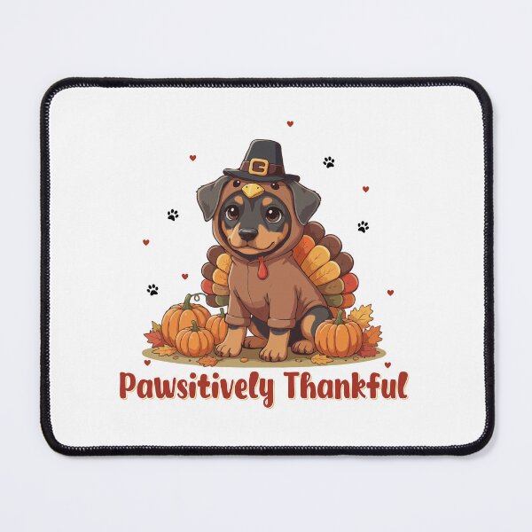 Item preview, Pawsitively Thankful Doberman Pinscher Thanksgiving Cute Fall designed and sold by The Real Life Symphony.