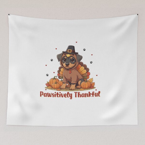 Item preview, Pawsitively Thankful Doberman Pinscher Thanksgiving Cute Fall designed and sold by The Real Life Symphony.