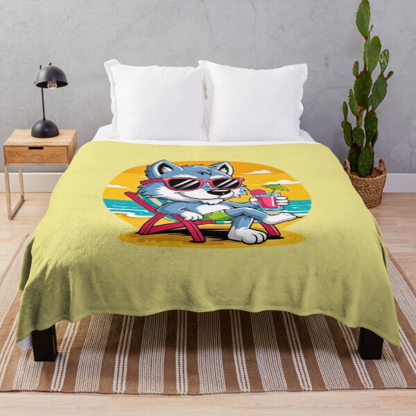 Item preview, Blue Wolf Beach Chill designed and sold by VibrArtco.
