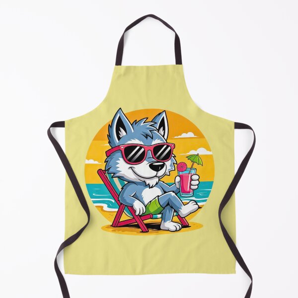Item preview, Blue Wolf Beach Chill designed and sold by VibrArtco.