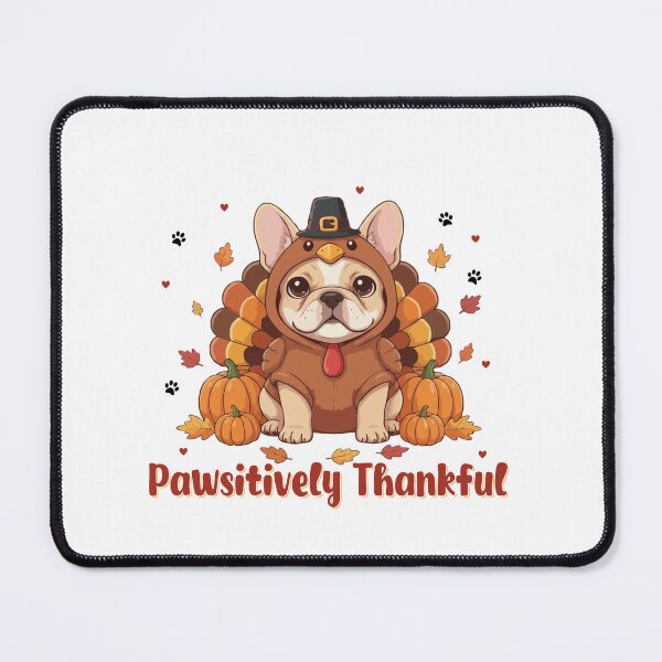 Item preview, Pawsitively Thankful French Bulldog Thanksgiving Cute Fall designed and sold by The Real Life Symphony.