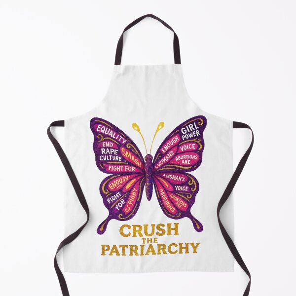Item preview, Crush the Patriarchy Feminist Butterfly designed and sold by ramith-concept.