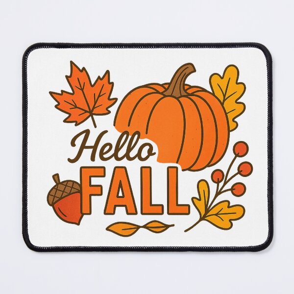 Item preview, Hello Autumn | Graphic T-shirt for the season designed and sold by StickerArt Shop.