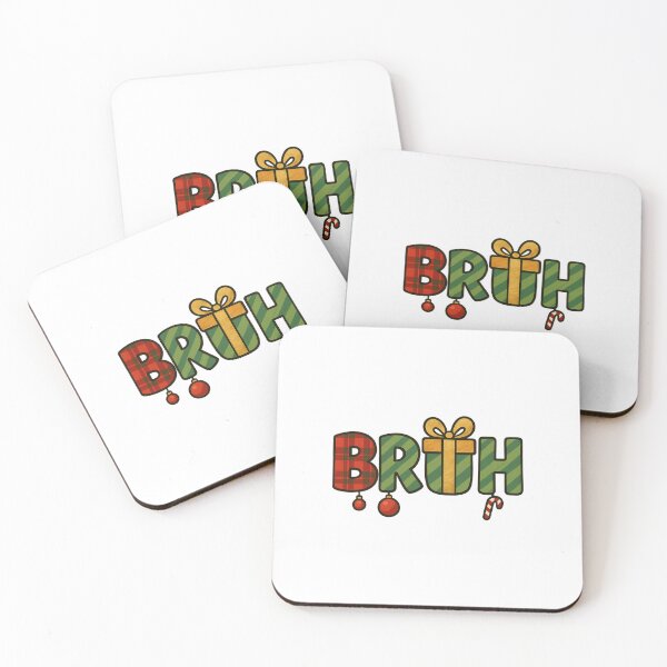 Item preview, Festive BRUH Christmas Gift Box Cartoon Design designed and sold by DailyDrivesct.