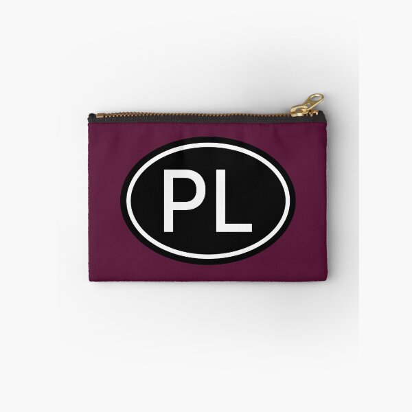 Aperçu de l'œuvre Initiales PL Monogramme Lettres ovales blanches créée et vendue par Jeallan Designs.