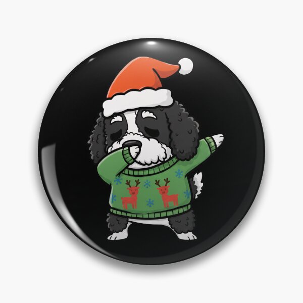 Item preview, Funny Sheepadoodle Dabbing Merry Christmas Animal Lover Xmas Mom Dad Kids designed and sold by FurryHavenPH.
