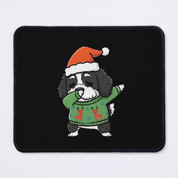 Item preview, Funny Sheepadoodle Dabbing Merry Christmas Animal Lover Xmas Mom Dad Kids designed and sold by FurryHavenPH.