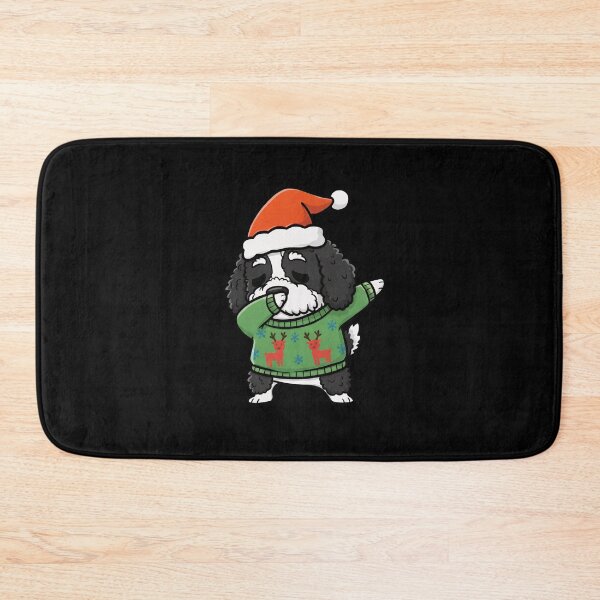 Item preview, Funny Sheepadoodle Dabbing Merry Christmas Animal Lover Xmas Mom Dad Kids designed and sold by FurryHavenPH.