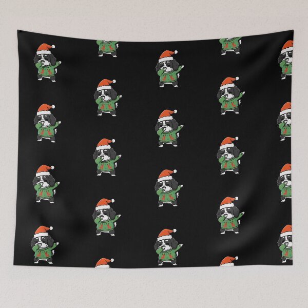 Item preview, Funny Sheepadoodle Dabbing Merry Christmas Animal Lover Xmas Mom Dad Kids designed and sold by FurryHavenPH.