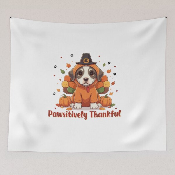 Item preview, Pawsitively Thankful Great Dane Thanksgiving Cute Fall designed and sold by The Real Life Symphony.