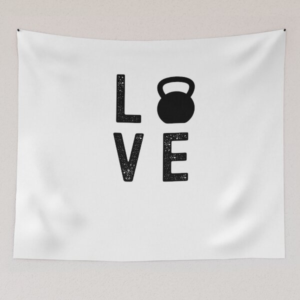 Item preview, Love kettlebell workout fitness kettlebell sport gym designed and sold by snowry.