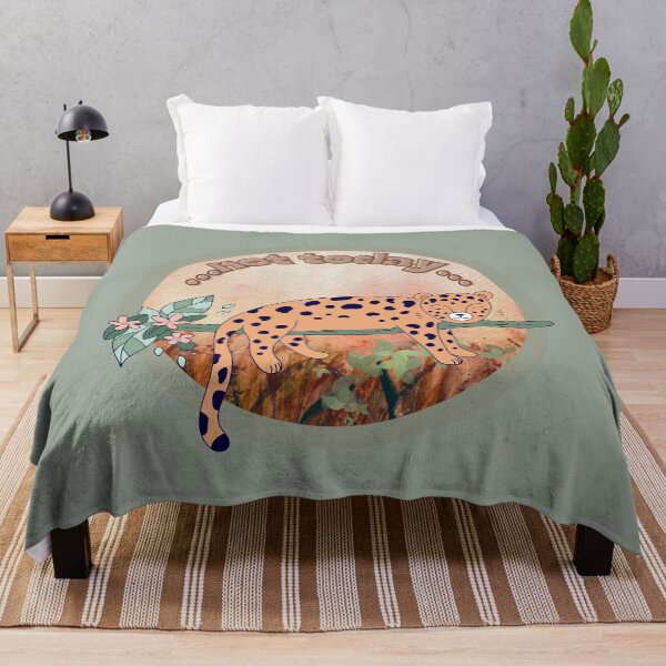 Item preview, Not Today – Sleeping Cheetah on a Tree Branch designed and sold by SimpleUla.