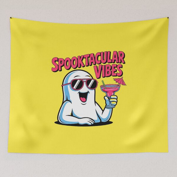 Item preview, Spooktacular Vibes Ghost designed and sold by VibrArtco.