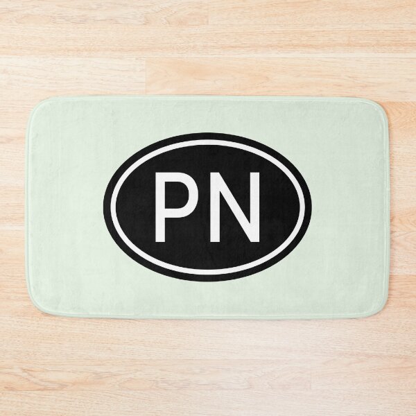 Item preview, PN Initials Monogram Oval White Letters designed and sold by Jeallan Designs.