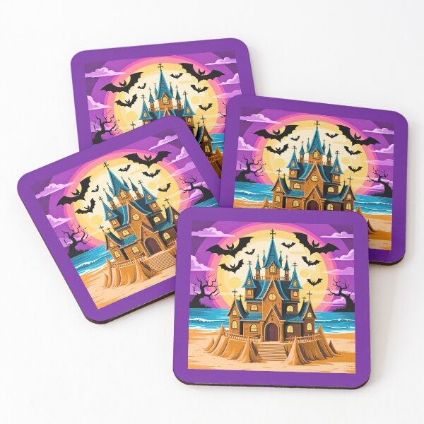 Item preview, Haunted Beach Castle designed and sold by VibrArtco.