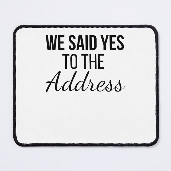 Item preview, We said yes to the address new homebuyer announcement designed and sold by snowry.