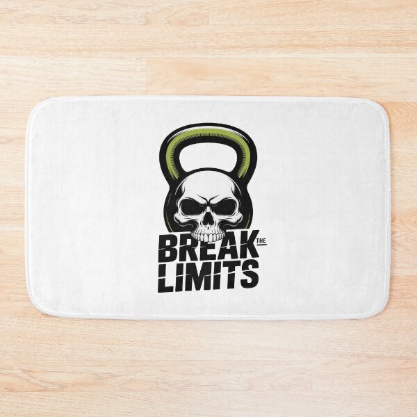 Item preview, Break the Limits – Skull Kettlebell Grunge Gym Art designed and sold by Enea Kelo.