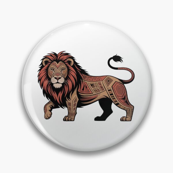 Item preview, Tribal Lion of Ancestral Strength designed and sold by bsbd-action.